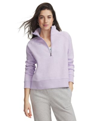 Women's Rival Fleece Long-Sleeve Half Zip Sweatshirt