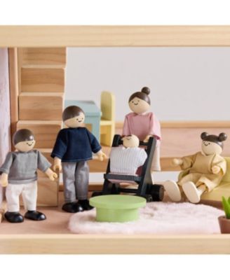 Wooden Dollhouse Dolls