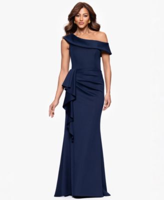 Petite One-Shoulder Ball Gown