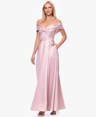 Petite Sweetheart Off-The-Shoulder Ball Gown