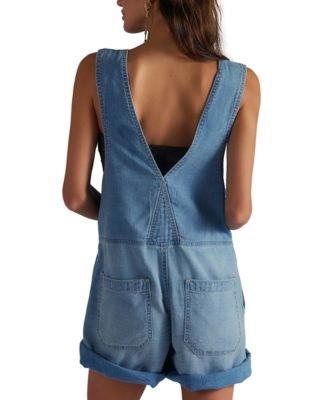 Women's Square Neck Jude Shortalls