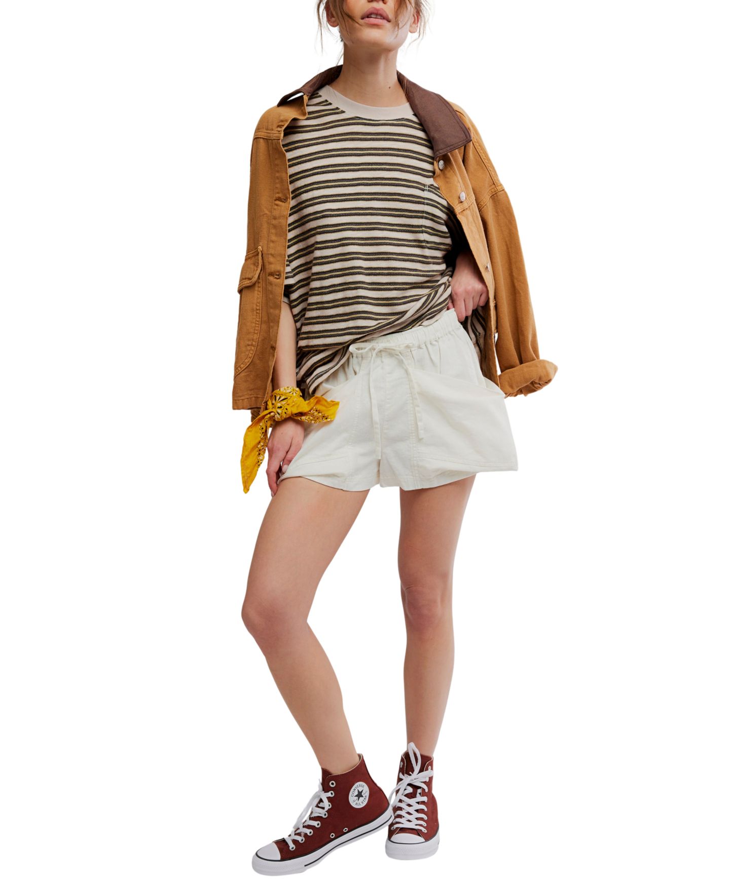 Женские шорты Free People Good Fortune Pull-On, цвет: Sugar Swizzle — фото 2