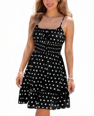 Women's V-Neck Pull-On Closure Unlined Vacation Dress