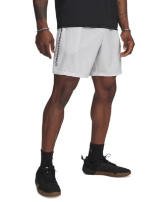 Men's Moisture-Wicking Logo-Print 8-1/4" Tech Shorts