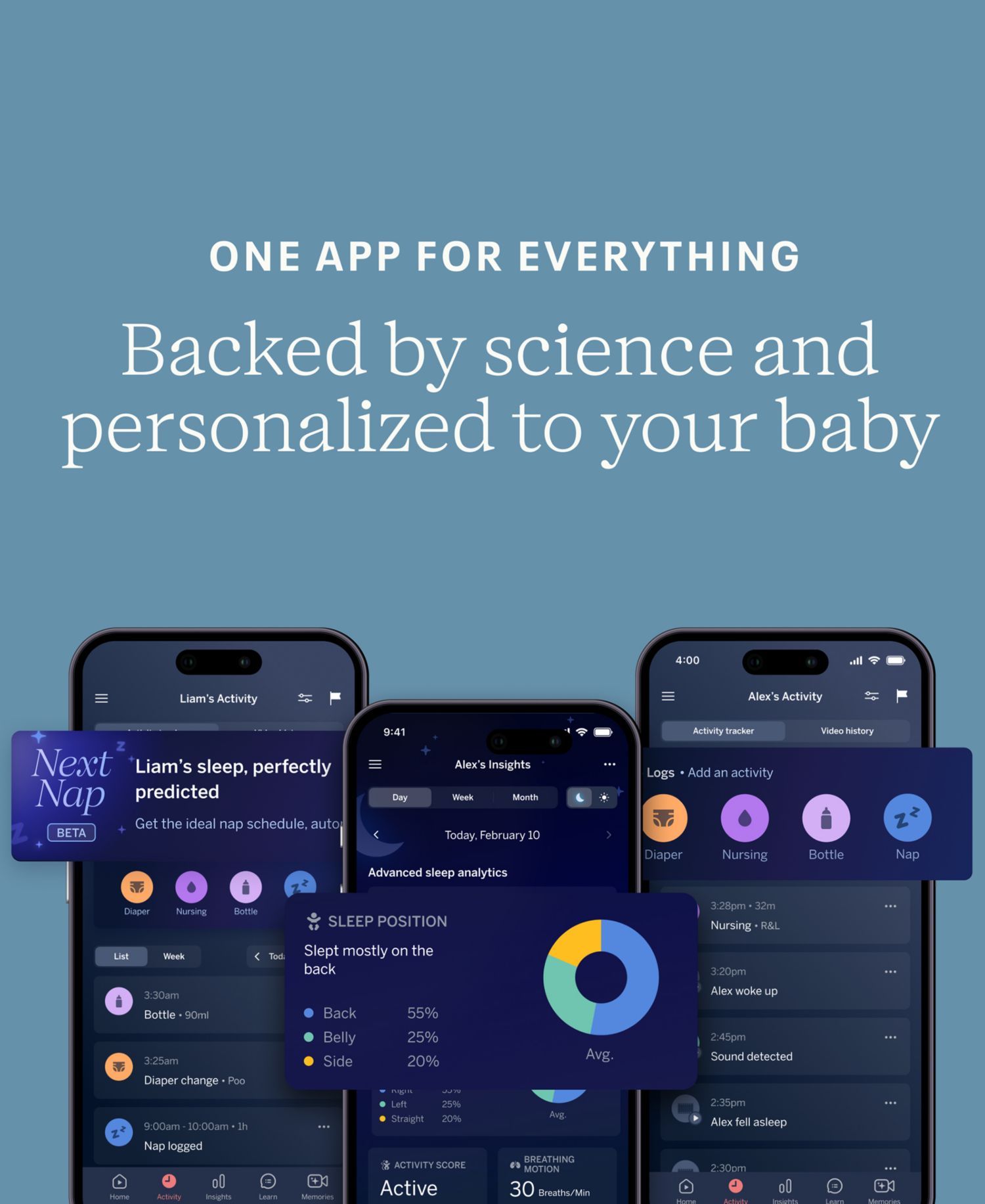 Pro Smart Baby Monitor and Wall Mount