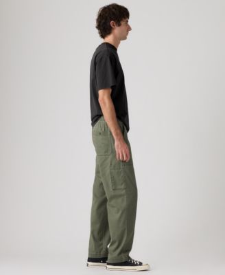 Men's Regular-Fit Linen Surplus Pants