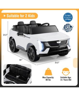 24V Ride on Truck 2-Seater Licensed Cadillac with Remote Control