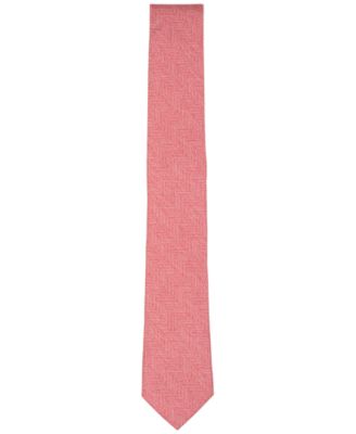 Men's Melange Chevron Solid Tie