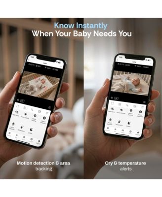 Luna 2K Wi-Fi Smart Baby Monitor with Night Vision