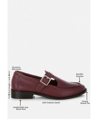 Womens Tesoro Low Heel Mary Jane Loafers