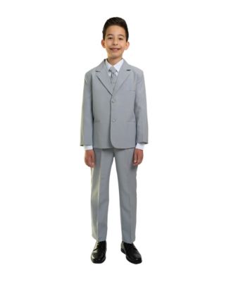 Peanut Butter Collection Boys Joey Suit Set - Light grey