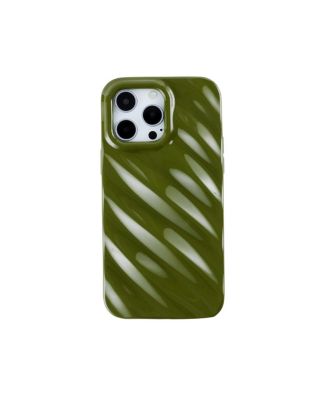 Green Silk Look iPhone 14 Pro Case