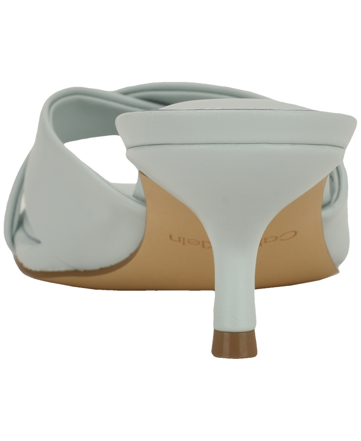 Calvin Klein Women's Skylor Criss-Cross Kitten Heel Sandals