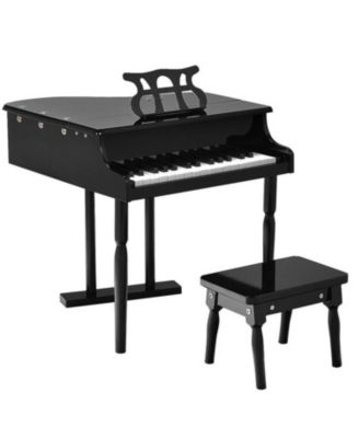 Kids 30-Key Piano Keyboard with Bench and Music Stand