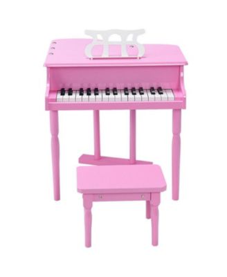 Kids 30-Key Piano Keyboard with Bench and Music Stand