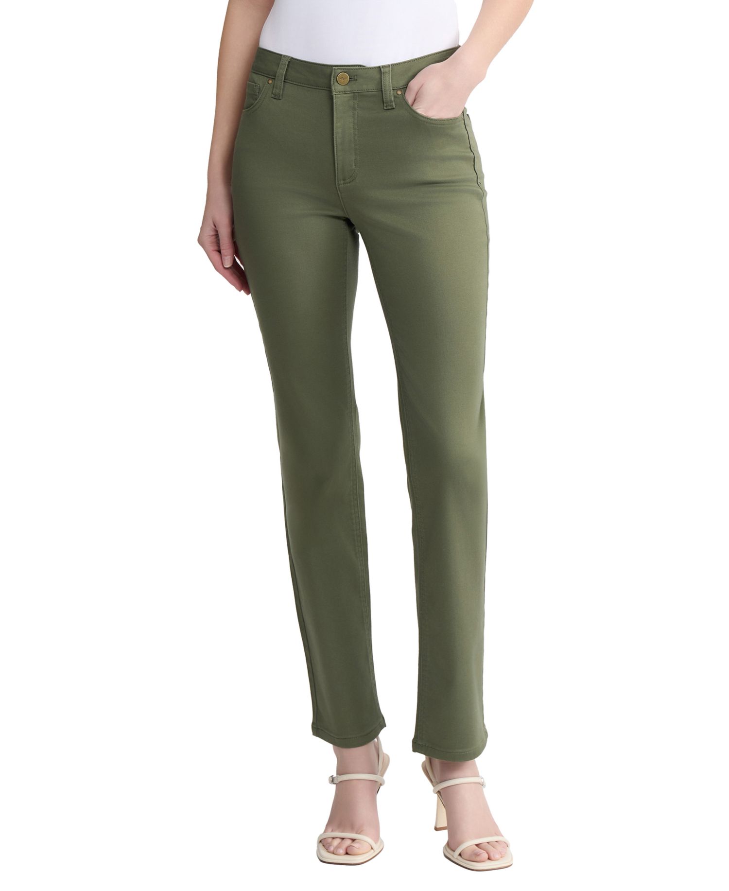 Petite Lexington Straight Jeans