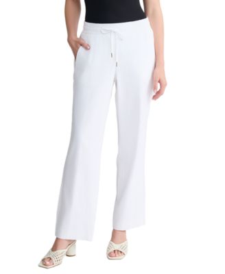 Petite Pull-On Drawstring Pants