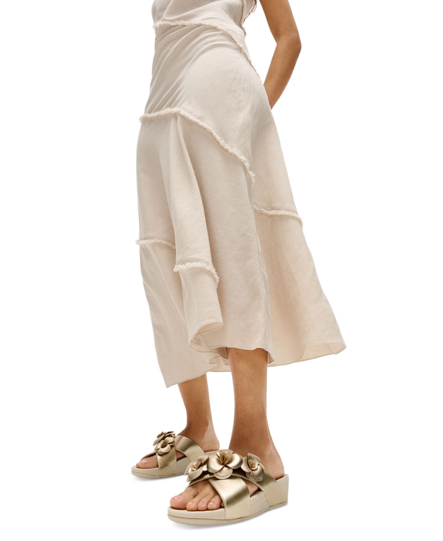 Women's Lulu Flower Cross Slip-On Slide Sandals