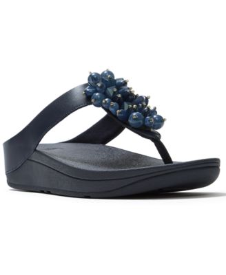 Women's Fino Bead Cluster Toe Post Slip-On Sandals