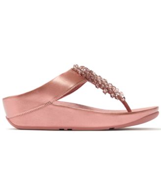 Women's Rumba Iridescent Beaded Toe-Post Sandals