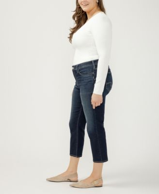 Plus Size Elyse Capris Jeans
