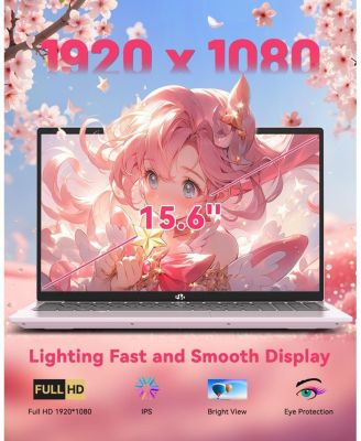 15.6" Light-Gaming-Laptop, 8 Cores AMD Ryzen 7 Pro 6850U 32GB LPDDR5 RAM 1TB SSD