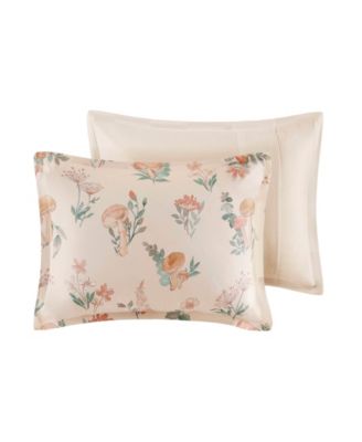 Gwen Mushroom Garden Floral 4-Pc. Comforter Set, Full/Queen