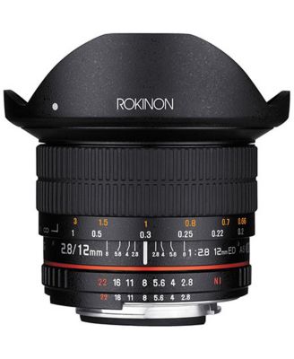 12mm F2.8 Full Frame Fisheye, Manual Focus Lens for Canon EF
