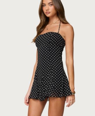 Women's Ariah Polka Dot Chiffon Mini Dress