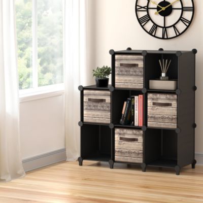 6-Cube Storage Organizer Cubby Shelf for Closet, Toys, Books, and More Space-Saving Bookshelf for Bedroom, Living Room, or Office