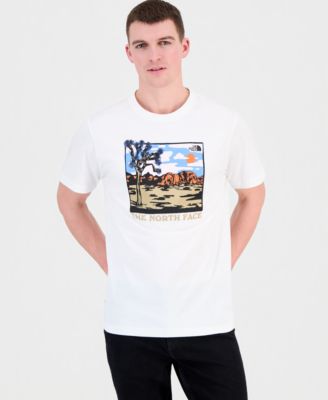 Mens Evolution Desert Graphic Short Sleeve T-Shirt