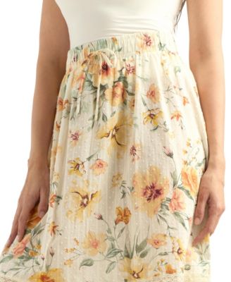 Women's A-Line Midi Skirt