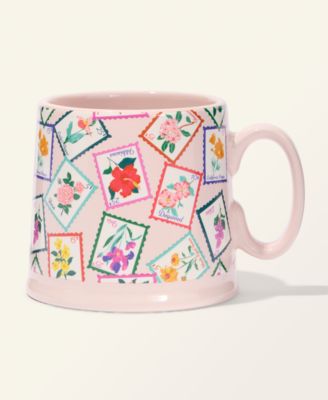 Flower Show Stamp Print Mug