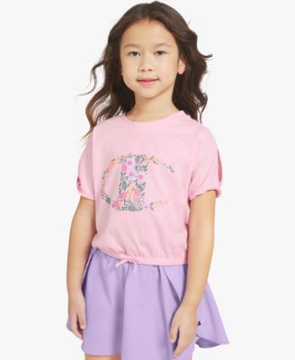 Girls' 4-6X Short-Sleeve T-Shirt and Skort, 2-Piece Set