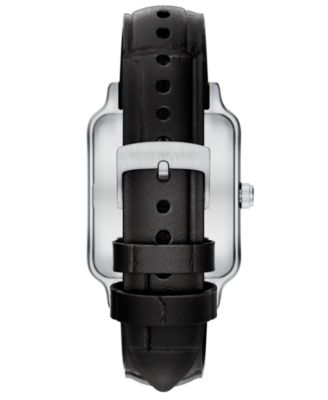 Men's Quartz Three-Hand Brown Leather Watch, 36mm