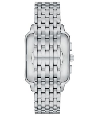 Men's Quartz Chronograph Silver Stainless Steel Watch, 38mm