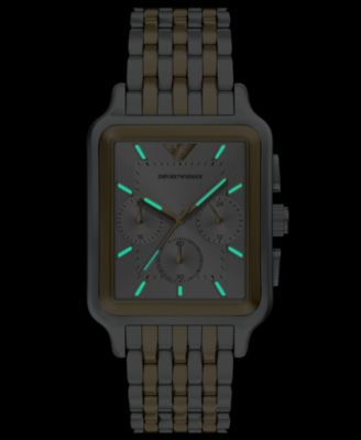 Men's Quartz Chronograph Two-Tone Stainless Steel Watch, 38mm