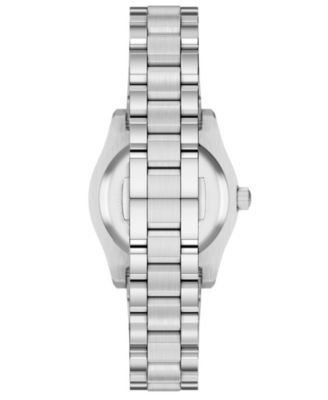 Women's Quartz Three-Hand Silver Stainless Steel Watch, 32mm