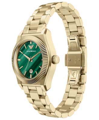 Women's Quartz Three-Hand Gold Stainless Steel Watch, 32mm