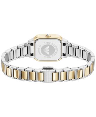 Women's Quartz Three-Hand Two-Tone Stainless Steel Watch, 35mm