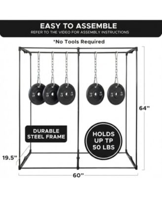 Portable Wardrobe Closet with Hanging Rod