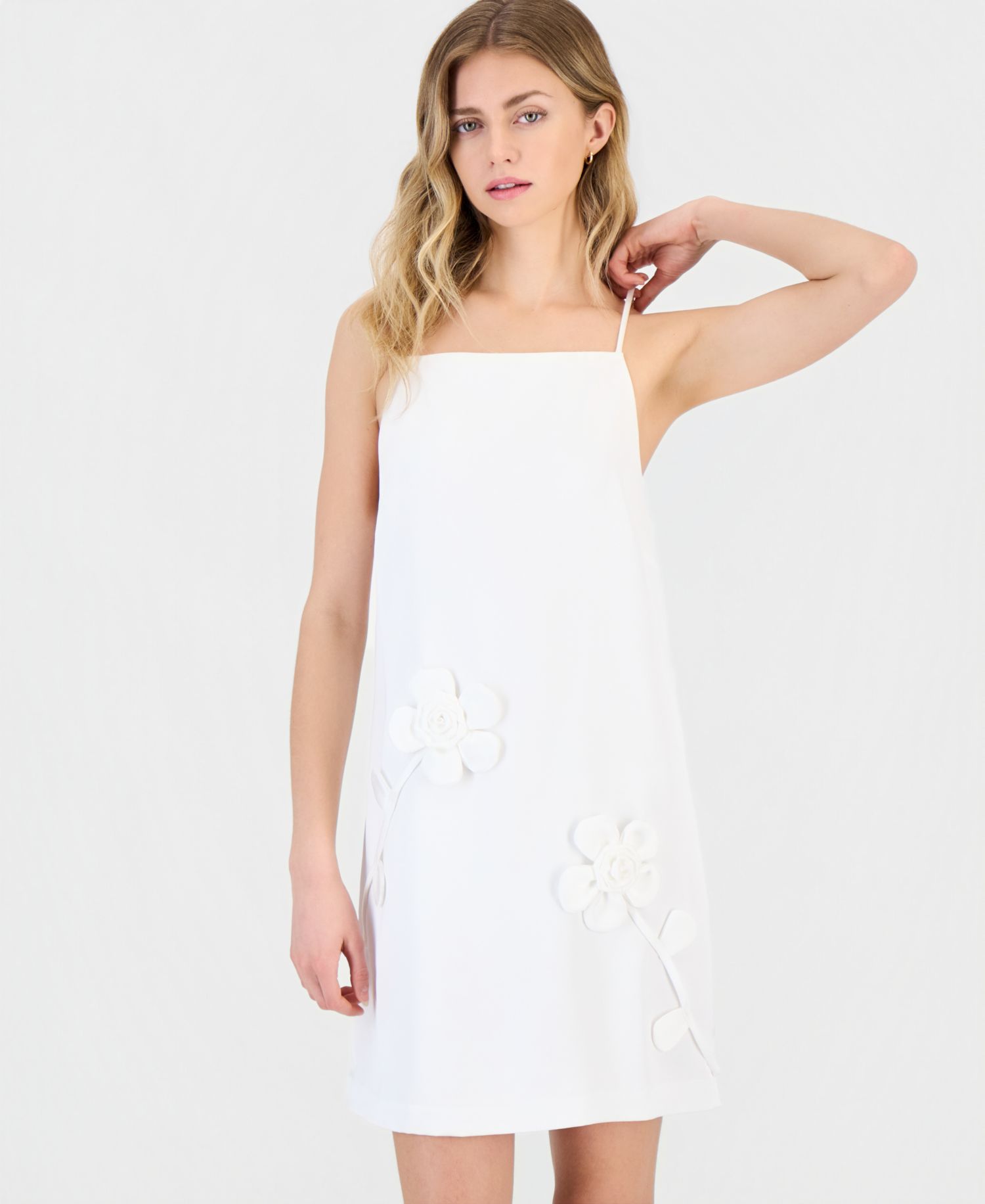 Women's Marigold Square Neck Mini Dress