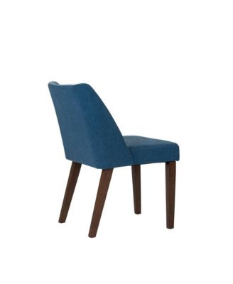 Industies, INC Space Savers Nido Chair - Blue (RTA) in Satin Walnut