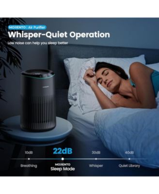 Small HEPA Air Purifier for Home with Fragrance Sponge-The Perfect Christmas Gift, Compact Purifier for Offices & Dorms up to 225 Sq. Ft.