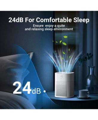 HEPA Air Purifier with Essential Oil Diffuser for Home Bedroom, Up to 108 Sqft 2 Pack