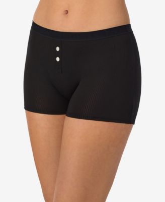 Women's Cabana Cotton Rib Solid Boxer Shorts
