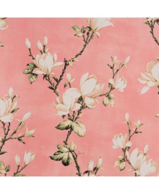 100% Polyester 200 GSM Blossom Printed Blackout Grommet Curtain Panel 54" x 90" Blush