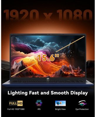 15.6" Light-Gaming-Laptop, 8 Cores AMD Ryzen 7 Pro 6850U 32GB LPDDR5 RAM 1TB SSD