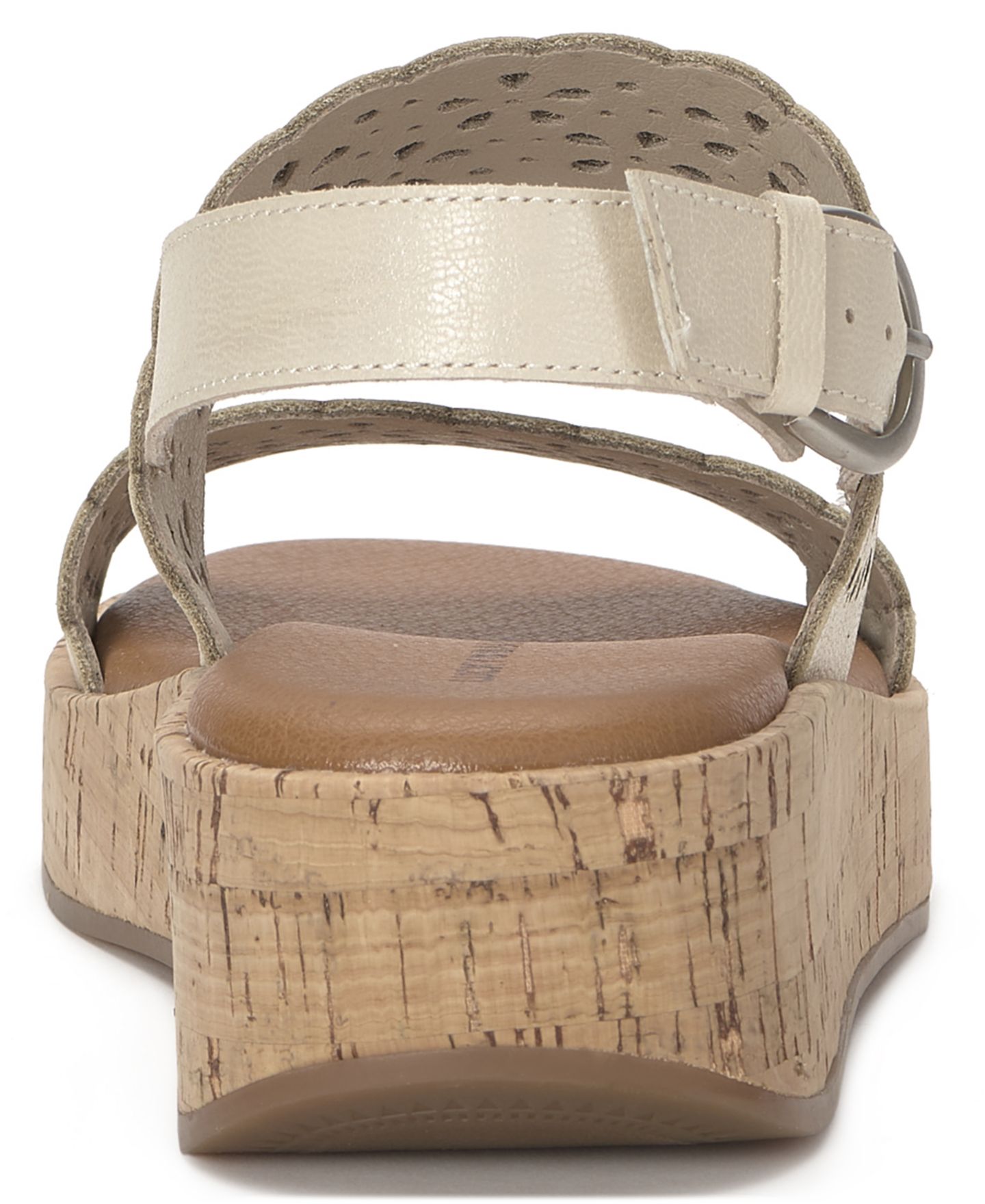 Женские сандалии Lucky Brand Elsie Double Band Wedge, цвет: Костяной — фото 3