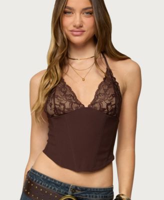 Women's Ghita Lacey Halter Corset